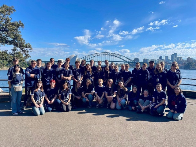 Cambridge High School are currently at the Australian International Music Festival (AIMF) in Sydney with their concert band and two jazz bands! 
As part of the festival they get to participate in an adjudicated performance at Verbrugghen Hall, an outdoor performance at Darling Harbour, a rehearsal exchange with another ensemble, and a chance to perform at the Sydney Opera House.
Go well CHS, we love your work! 🎶🎵🎶

#MomentsThatMatter #GroupTravel #GroupTravelSpecialist #StudentTravelMatters #TrustedBySchools #PlanWithConfidence #schooltours #financiallybonded #musictours