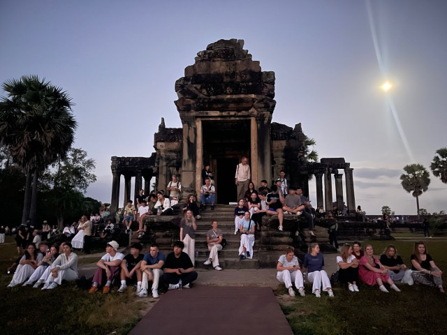 St Andrew's College cultural tour of Cambodia is off to an epic start with a full day temple tour beginning at sunrise. Among the temples they explored were Angkor Wat and Ta Prohm Temple (featured in Tomb Raider!).
Their tour is continuing with cultural exchanges, sightseeing highlights, amazing food and once in a lifetime #momentsthatmatter.
 #EducationBeyondTheClassroom #MomentsThatMatter #StudentTravel #SchoolTourSpecialist #TravelWithTourTime #GroupTourSpecialist #GlobalStudentTravel #CulturalTour #PlanWithConfidence #TAANZFinanciallyBonded #ExperienceMatters #HealthAndSafety #TrustedTourPartner